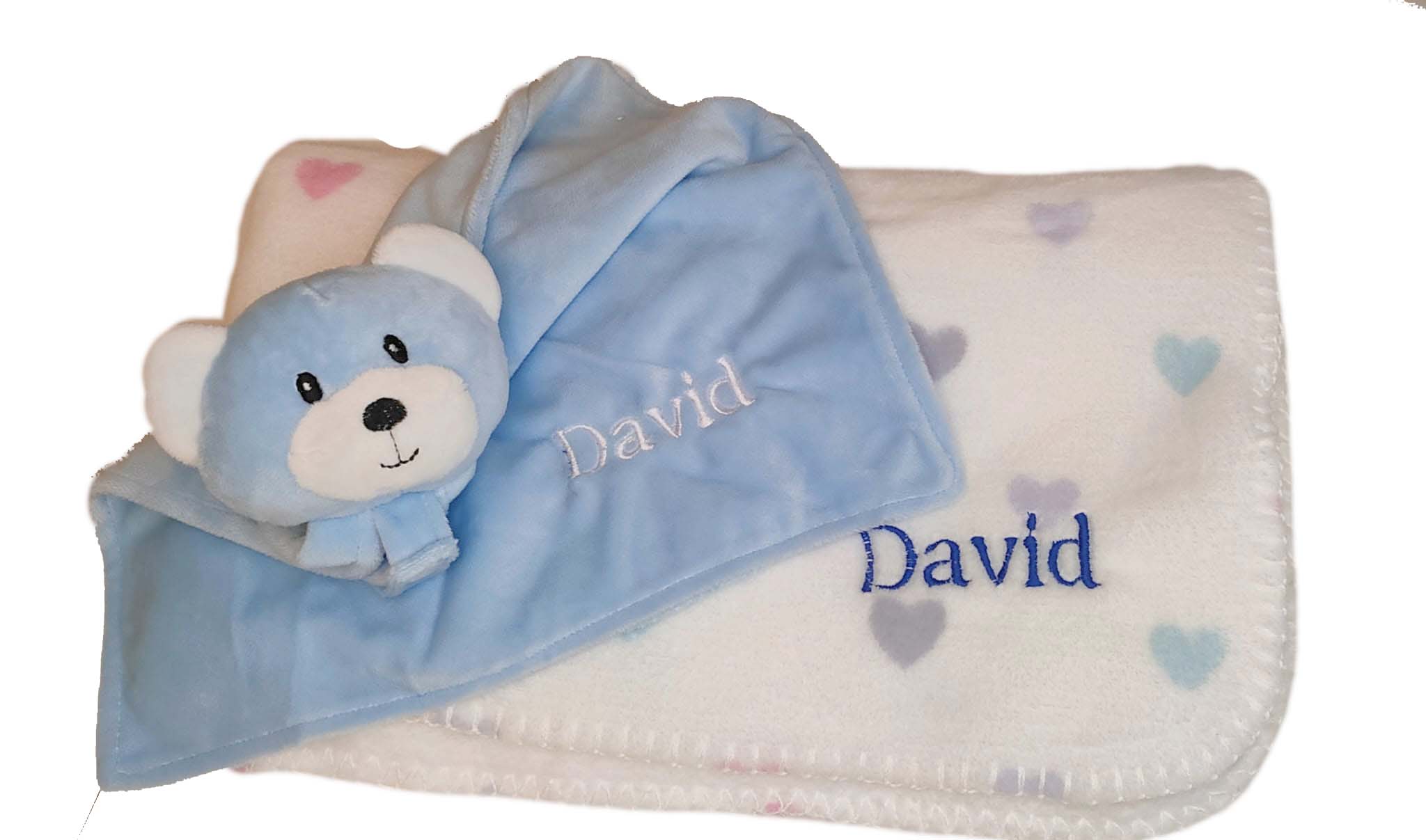 Manta de bebe personalizada