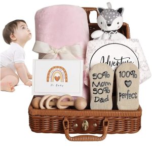 Conjunto cesta bebe niña